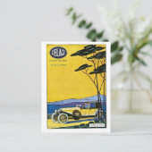 Delage Automobiles Postkarte (Stehend Vorderseite)