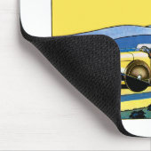 Delage ~ La Voiture Chic Mousepad (Ecke)