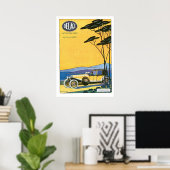 Delage Le Voiture Automobile Ad Vintag Art Poster (Heimbüro)