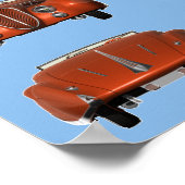 Delahaye 165 Figoni und Falaschi Poster (Ecke)