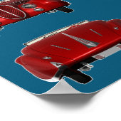 Delahaye 165 Figoni und Falaschi Poster (Ecke)