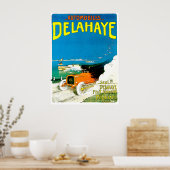 Delahaye Auto-Werbung. Poster (Küche)