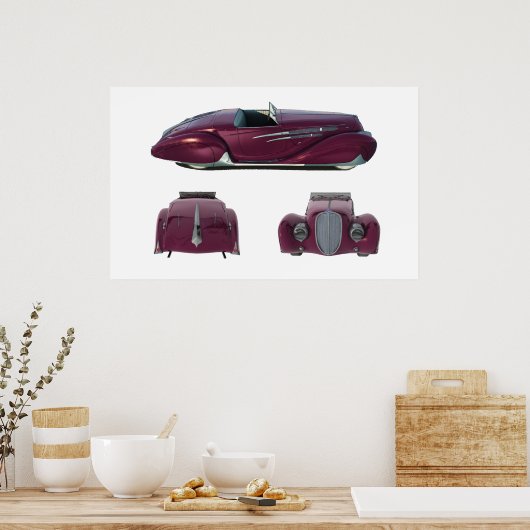 Delahaye Poster (Küche)