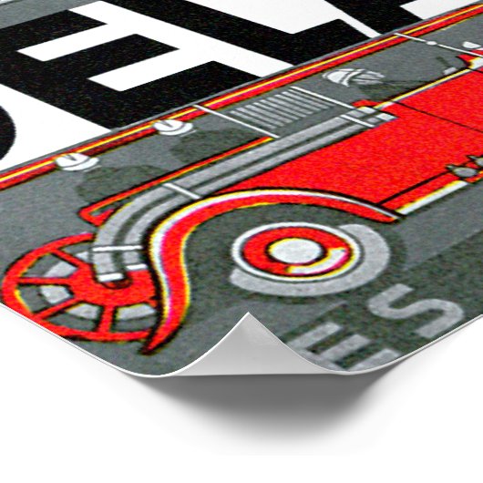 Delahaye ~ Vintage Kfz-Werbung Poster (Ecke)