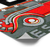 Delahaye ~ Vintage Kfz-Werbung Poster (Ecke)