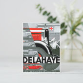 Delahaye ~ Vintage Kfz-Werbung Postkarte (Stehend Vorderseite)