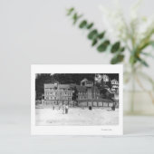 DeLake, Oregon Blick auf Canyon Drive Apts. Postkarte (Stehend Vorderseite)