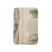 Delamater Eisen-Arbeiten Badematte (Vorderseite Vertikal)