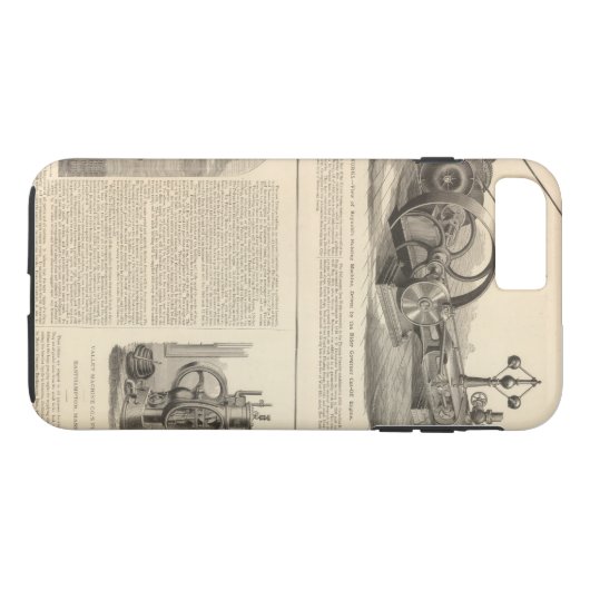 Delamater Eisen-Arbeiten Case-Mate iPhone Hülle (Rückseite (Horizontal))