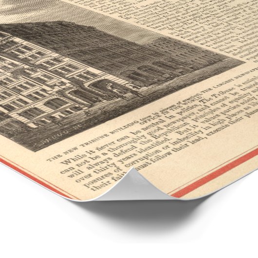 Delamater Iron Works Poster (Ecke)