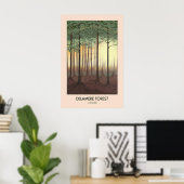Delamere Forest Reiseplakat Poster (Heimbüro)