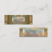 Delancey Astor elegantes berufliches dünnes Mini Visitenkarte (Vorne/Hinten)