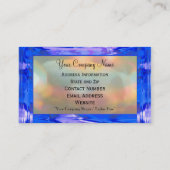 Delancey, das elegantes berufliches hetzt visitenkarte (Rückseite)