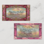 Delancey Petal Elegant Beruflich Visitenkarte (Vorne/Hinten)