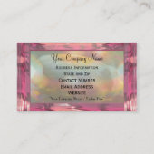 Delancey Petal Elegant Beruflich Visitenkarte (Rückseite)