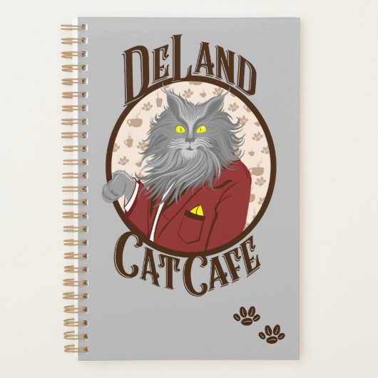 DeLand Cat Café Planner Planer (Vorderseite)