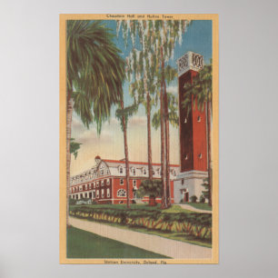 Deland, Florida - Ansicht von Stetson-Universität Poster