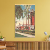 Deland, Florida - Blick auf die Stetson University Leinwanddruck (Insitu (Wohnzimmer))