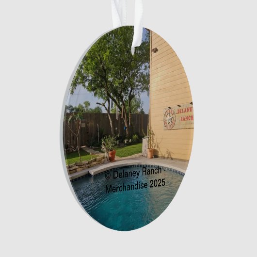 Delaney Ranch 2025 Acrylschmuck Ornament (Vorderseite)