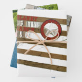 Delaney Ranch Wrapping Paper Flat Sheet Set 3 Geschenkpapier Set (Beispiel)