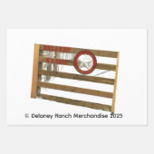 Delaney Ranch Wrapping Paper Flat Sheet Set 3 Geschenkpapier Set (Vorderseite)