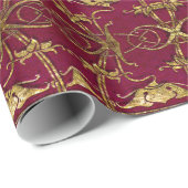 Delaney Vintag Chic Wrapping Paper Geschenkpapier (Rolleneckpunkt)