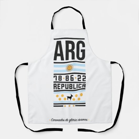 Delantal Argento Schürze (Vorderseite)