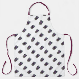 Delantal con acuarela de lombarda schürze