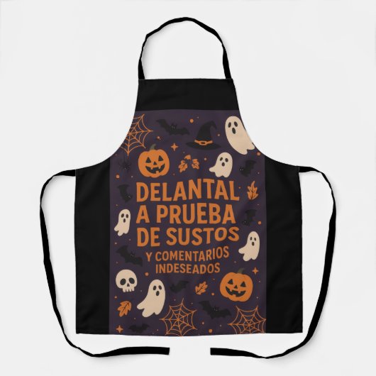 Delantal Halloween estilo introvertido Schürze (Vorderseite)