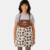 Delantal Patrón de caramelos de chocolate Schürze (Insitu)