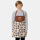 Delantal Patrón de caramelos de chocolate Schürze (Getragen)