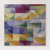Delaunay Claasical Abstrakt Art Painting Windows Puzzle (Horizontal)