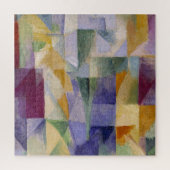 Delaunay Claasical Abstrakt Art Painting Windows Puzzle (Vertikal)
