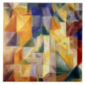 Delaunay - Simultanes Windows, berühmtes Gemälde, Fliese (Vorderseite)
