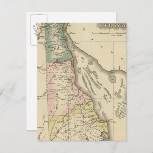 Delaware 2 postkarte (Vorne/Hinten)