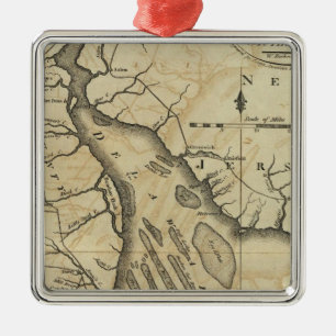 Delaware 2 silbernes ornament