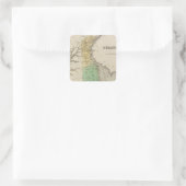 Delaware 6 quadratischer aufkleber (Tasche)