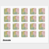 Delaware 7 quadratischer aufkleber (Blatt)