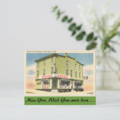 Delaware, 9th St. Apotheke Postkarte (Stehend Vorderseite)