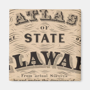 Delaware Atlas Magnet