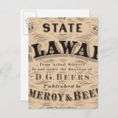 Delaware Atlas Postkarte (Vorne/Hinten)