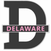 Delaware Aufkleber (Vorderseite)
