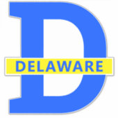Delaware Aufkleber (Vorderseite)