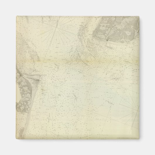 Delaware Bay, Fluss 1 Magnet (Vorne)