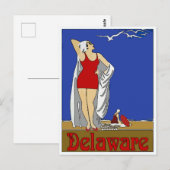 Delaware Beaches, Text hinzufügen Postkarte (Vorne/Hinten)