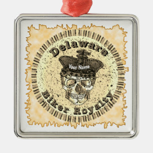 Delaware Biker Ornament Aus Metall