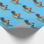 Delaware Blaue Henne Geschenkpapier (Ecke)