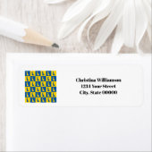 Delaware Blue Gold Personalize Return Address (Insitu)