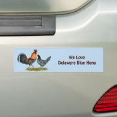 Delaware Blue Hen Autoaufkleber (Auf Auto)