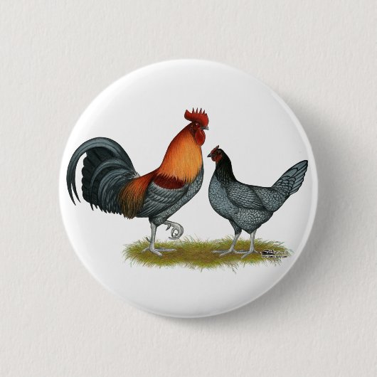Delaware Blue Hen Button (Vorderseite)